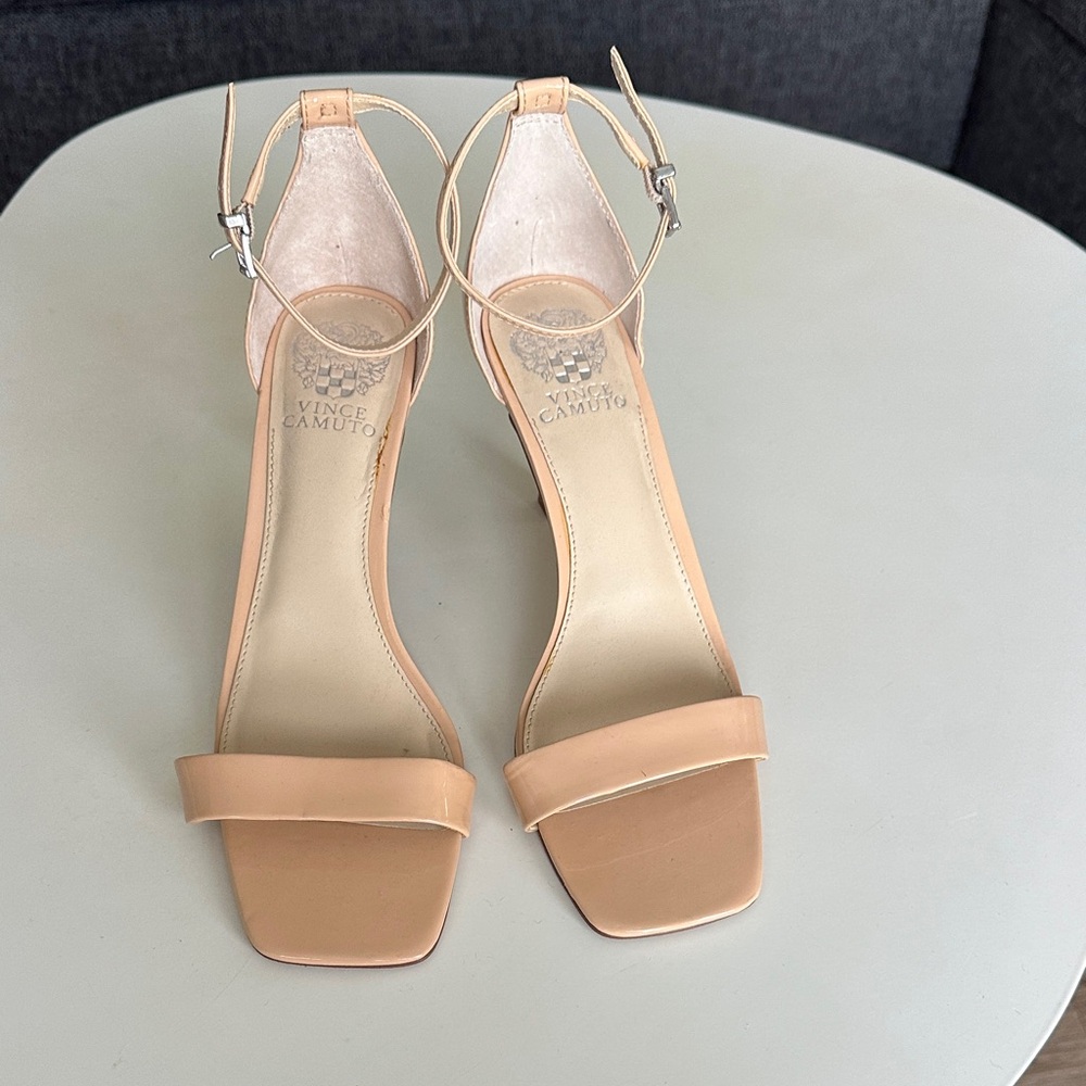 Vince Camuto Nude Heeled Sandals